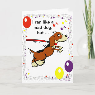 Happy Belated Birthday Kaart