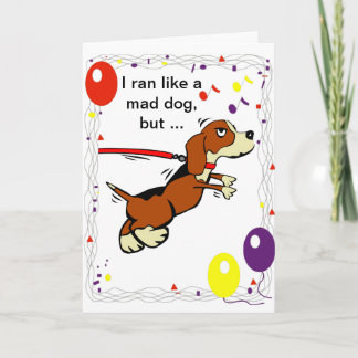 Happy Belated Birthday Kaart