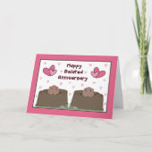 Happy Belated Groundhog Day Jubileum Kaart (Voorkant)