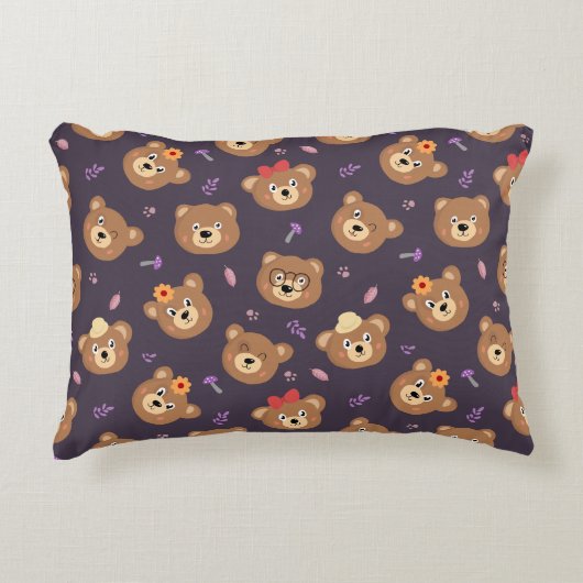 Happy Beren Accent Kussen (Voorkant)