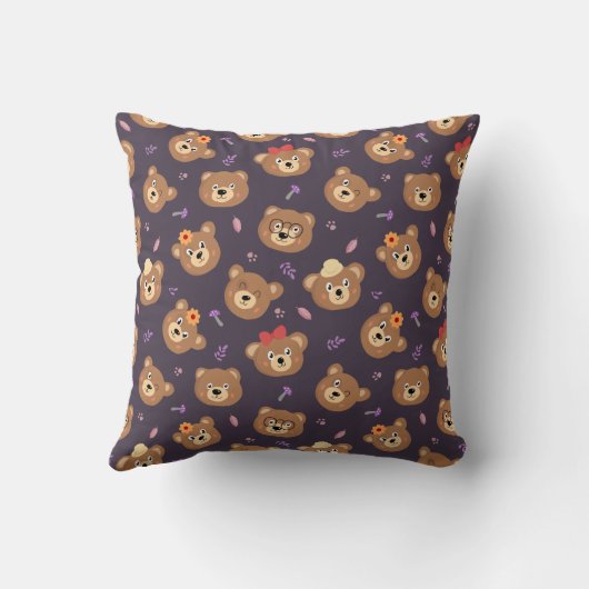 Happy Beren Kussen (Achterkant)