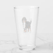 Happy Bernese Mountain Dog - Comic - Dogs - Cartoo Glas (Achterkant)