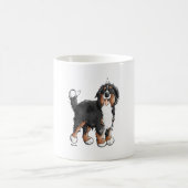 Happy Bernese Mountain Dog - Comic - Dogs - Cartoo Koffiemok (Center)