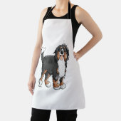 Happy Bernese Mountain Dog - Comic - Dogs - Cartoo Schort (Insitu)