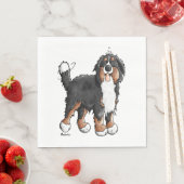 Happy Bernese Mountain Dog - Comic - Dogs - Cartoo Servet (Insitu)
