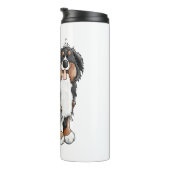 Happy Bernese Mountain Dog - Comic - Dogs - Cartoo Thermosbeker (Geroteerd rechts)
