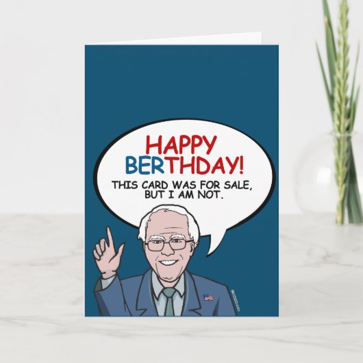 Happy Berthday - Ik ben niet te koop Kaart (Voorkant)