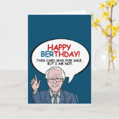 Happy Berthday - Ik ben niet te koop Kaart (Gele Bloem)