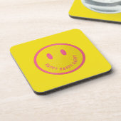 Happy Beverage Coaster Bier Onderzetter (Linkerzijde)