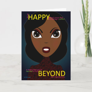 Happy Beyond Greeting Card Kaart
