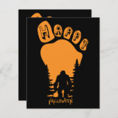 Happy Big Foot Halloween (Voorkant / Achterkant)