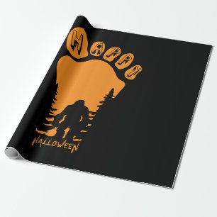 Happy Big Foot Halloween Cadeaupapier