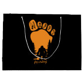 Happy Big Foot Halloween Groot Cadeauzakje (Achterkant)