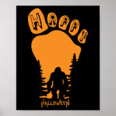 Happy Big Foot Halloween Poster (Voorkant)