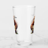 Happy Bigfoot Sasquatch Mugshot Search Team  Glas (Rechts)