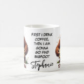 Happy Bigfoot Sasquatch Search Team Magische Mok (Center)