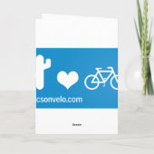 Happy Bike Feestdagen (Achterkant)