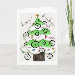 Happy Bike Feestdagen Kaart