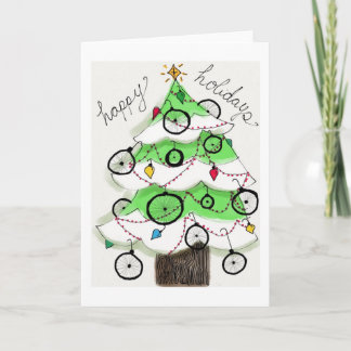 Happy Bike Feestdagen Kaart