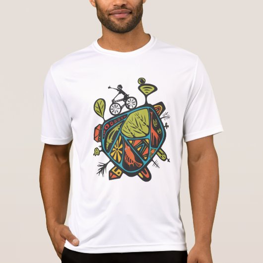 Happy Biking Day T-Shirt (Voorkant)