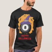 Happy Billiard Halloween - Grappig T-shirt (Voorkant)
