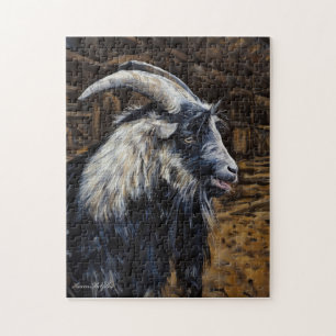 Happy Billy Goat Legpuzzel