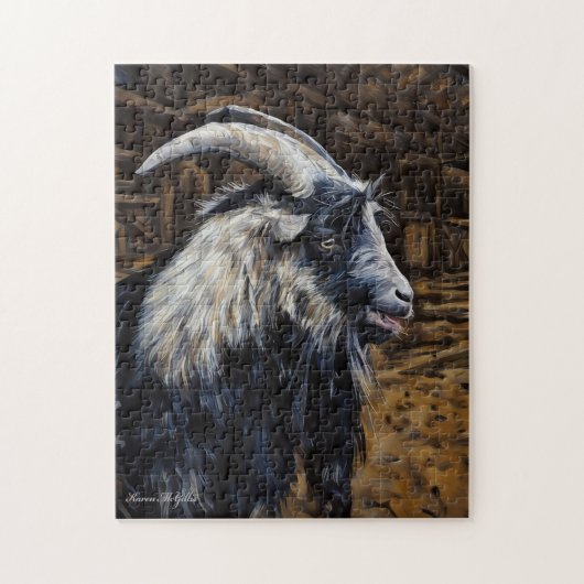 Happy Billy Goat Legpuzzel (Verticaal)