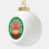 Happy Bionic Christmas (knievervanging) ornament