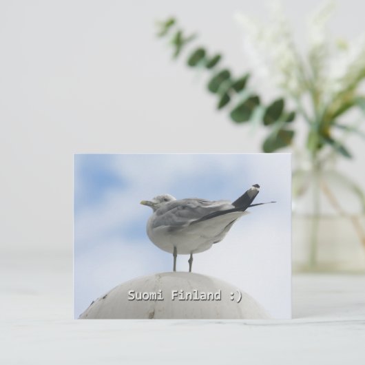 Happy Bird Briefkaart (Staand voorkant)