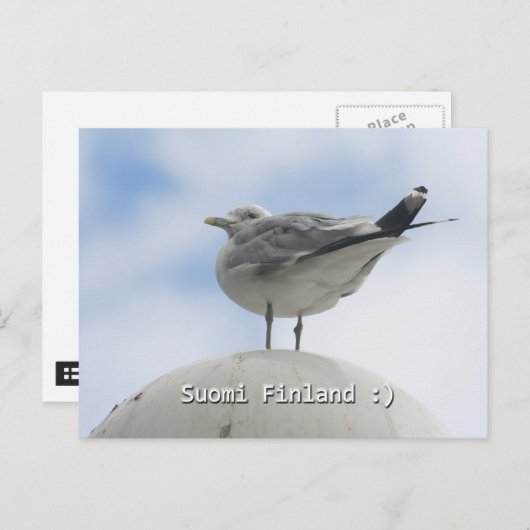 Happy Bird Briefkaart (Voorkant / Achterkant)