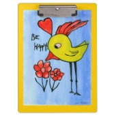 Happy Bird Clipboard Klembord (Voorkant)