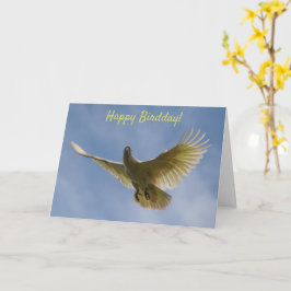 Happy Bird Day Birthday Cockatau Flying Australië Kaart