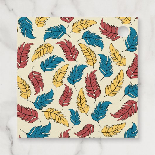 Happy Bird Day Cartoon Birds thema Verjaardag Bedankjes Labels (Achterkant)