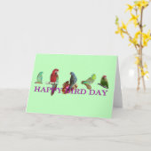 Happy Bird Day Kaart (Gele Bloem)