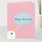 Happy Bird Day Kaart (Voorkant)