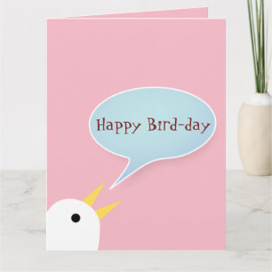 Happy Bird day Kaart