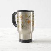 Happy Bird Design Travel Mug Reisbeker (Voorkant links)