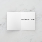 Happy Bird Wenskaart Kaart (Binnen)