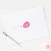 Happy Birdie Ronde Sticker (Envelop)