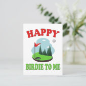 Happy Birdie To Me - Grappige Golf voor Golfer Ver Briefkaart (Staand voorkant)