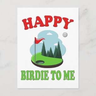Happy Birdie voor mij - Funny Golf tegen Golfer Bi Briefkaart