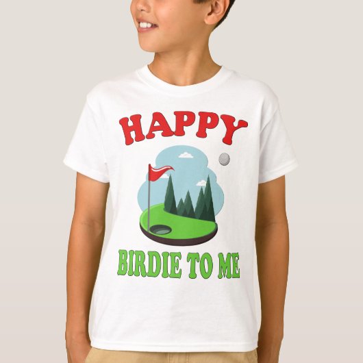 Happy Birdie voor mij - Funny Golf tegen Golfer Bi T-shirt (Voorkant)