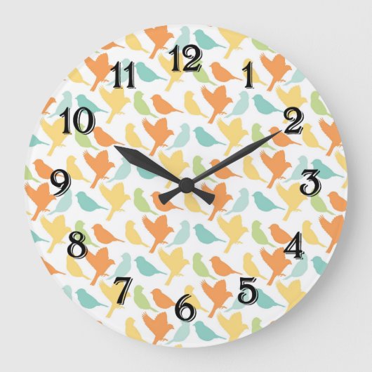 Happy Birds Grote Klok (Voorkant)