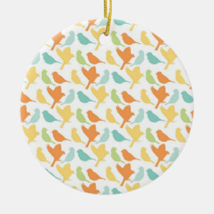Happy Birds Keramisch Ornament