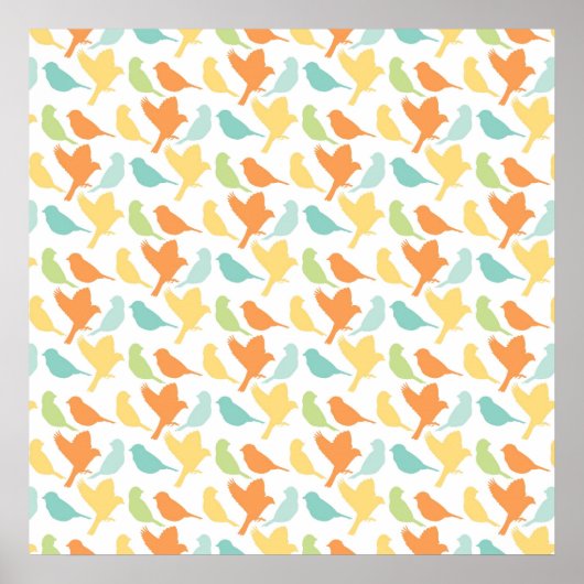 Happy Birds Poster (Voorkant)