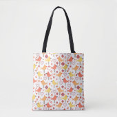 Happy Birds Print Canvas tas (Voorkant)