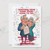 Happy Birth Day Grappig 60th Kaart (Voorkant)