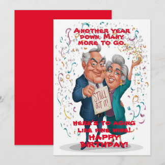 Happy Birth Day Grappig 60th Kaart