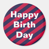 Happy Birth Day Special Circle Magneet (Voorkant)