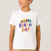 Happy Birth Day T-shirt (Voorkant)